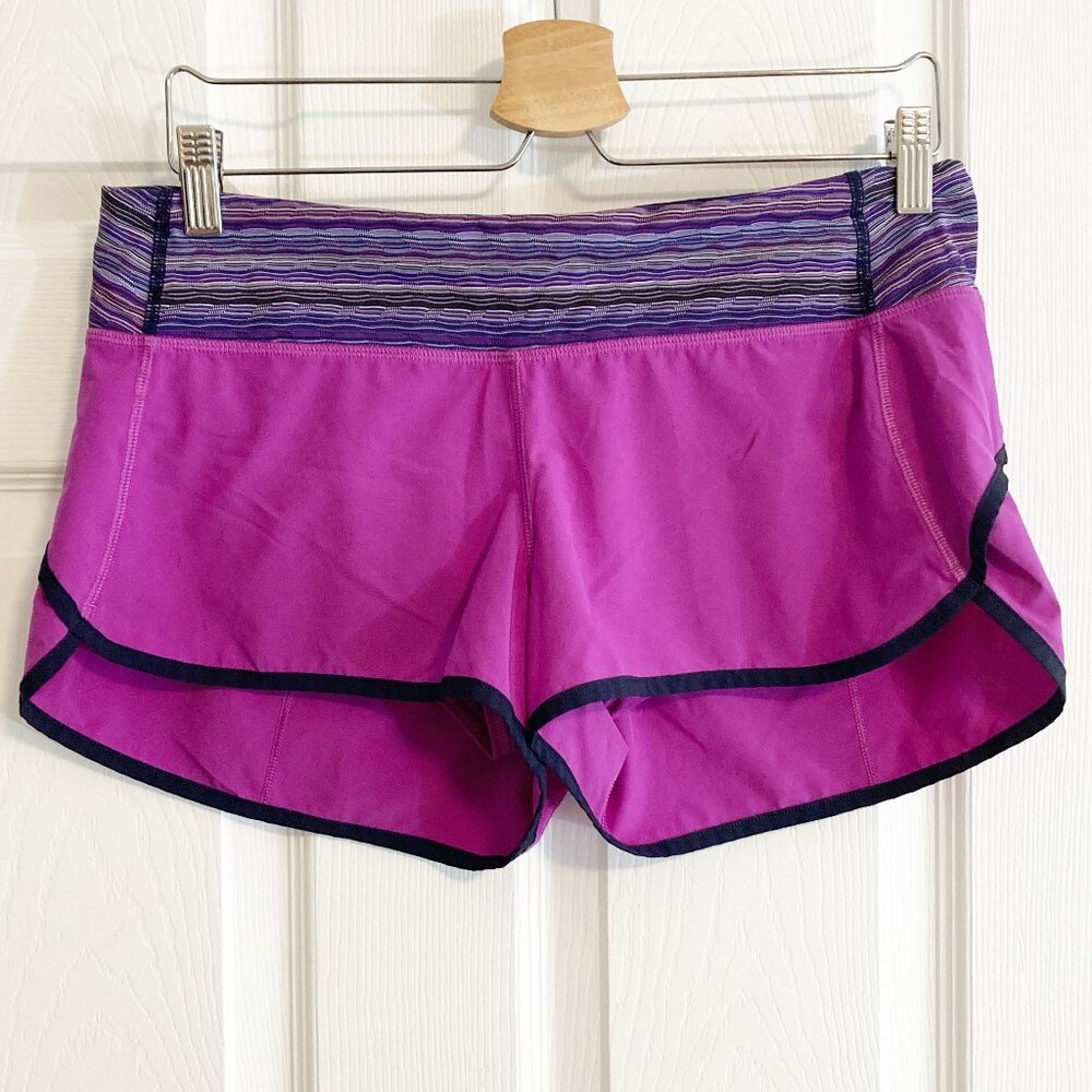 Lululemon Speed Short Ultra Violet / Space Dye Twist Ultra Violet Multi Size 8